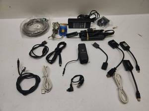 lot 43 image: Lot of Mixed Electronics Cables Chargers Adapters and Accessories
