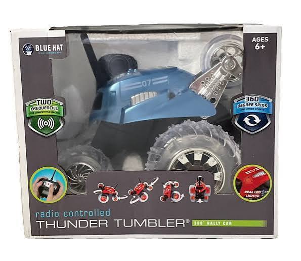 lot 25926 image: Blue Hat Thunder Tumbler Radio Controlled Stunt Vehicle