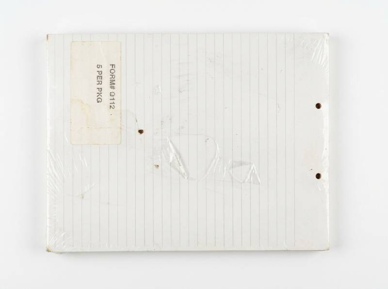 lot 4063 image: 5 Pads of Lined White Paper Sheets (2 Ct)