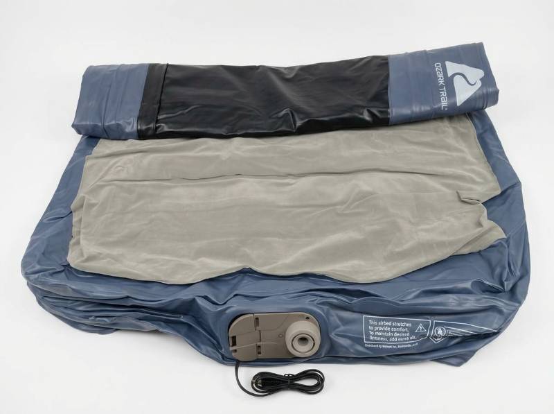 lot 4066 image: Ozark Trail inflatable air mattress with Built in Pump