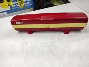 lot 8219 image: Wrap Master Paper Dispenser Red and Yellow Wrap Roll Cutter