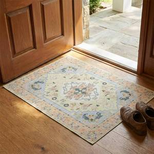 lot 232 image: Muddy Mat� Muddy Carpet Sorrento 2ft x 3ft Washable Area Rugs for Living Room, Bedroom & Dining Room �� Modern Soft Low Pile Non Slip Carpet �� Pet Friendly Waterproof Foldable Rugs for Home - Retail $33