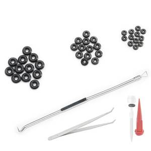 lot 318 image: O-Ring, Buna-n, Tool Kit with 3 Convenient Sizes, Replacement for Mini Dental Implants - Retail $10