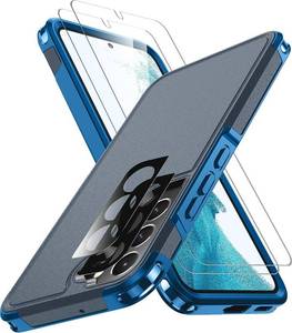 lot 322 image: GREY NOT BLUE SPIDERCASE Designed for Samsung Galaxy S22 Case, 10 FT Military Grade Drop Protection,Shockproof Case,Grey - Retail $15