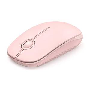 lot 411 image: VssoPlor Wireless Mouse, 2.4G Slim Portable Computer Mice with Nano Receiver for Notebook, PC, Laptop, Computer (Pure Pink) - Retail $13