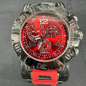 lot 13 image: Brand New Techno King Wristwatch Red Dial with Multiple Subdials 55.0 Case