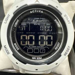 lot 28 image: ACTIVA Digital Sports Watch WR 30M Chronograph Alarm ACM8105-002 Brand New