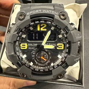 lot 45 image: ACTIVA Sport Watch Dual Time Chronograph ACW1637-001 Brand New