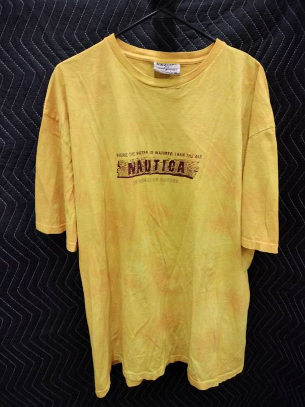 lot 9013 image: Nautica Local Shores Originals Mens XXL Yellow Graphic T-Shirt