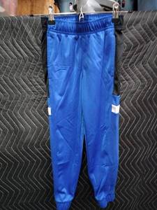 lot 2150 image: Athletic Works Kids Size M (8) Blue and Black Jogger Track Pants