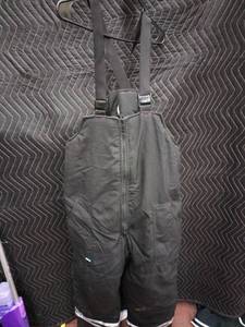 lot 2168 image: Fortdress Insulated Bib Overalls Black Size M w Adjustable Suspenders
