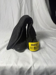 lot 36692 image: vince camuta black wedge knee high leather boot with zipper size 9.5