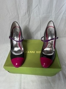 lot 36755 image: GIANNI BINI-VITA greypink closed toe high heel size 9.5