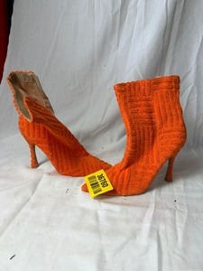 lot 36760 image: MIXX SHUZ sexy orange ankle high heel boot size 8