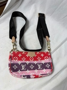 lot 36801 image: gently used small louis vumon multi colored carrying bag