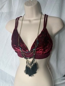 lot 36817 image: gently used betsey johnson multi charm fringe neckless