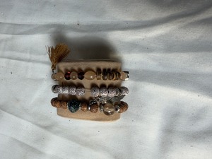 lot 36836 image: Lot of 3 Multi Color Beaded Bracelets.