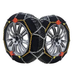 lot 59879 image: 232605 Adjustable Snow Tire Chains for Light Truck, SUV, Cars, Pickups, 2 Pack Anti-slip Snow Chains for Pickup Trucks Winter Tire Chains 22565r17 22560r18 26570r16 2356517 - Retail $60