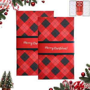 lot 59913 image: 2Pcs Christmas Gift Card Booklet, Gift Card Book for Cash - Retail $10