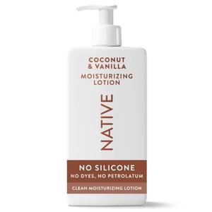 lot 59969 image: Native Moisturizing Body Lotion  Dermatologist Tested for Sensitive Skin  Coconut & Vanilla  16.5 fl oz. BROKEN PUMP. - Retail $33