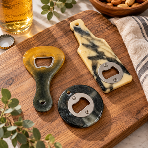 lot 1707 image: Handmade Resin Bottle Opener Set of Lot of 3