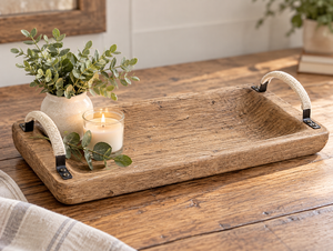 lot 1812 image: New - Your Hearts Content Serving Tray with Handles