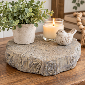 lot 1818 image: 12 in Concrete Faux Log