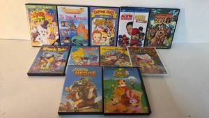 lot 20 image: Animated DVD Lot 12 Films Casper Mermaid Alvin Chipmunks Brother Bear