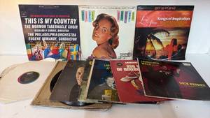 lot 26 image: Vinyl Records Lot 8 Albums Stereo Lawrence Welk Mormon Tabernacle
