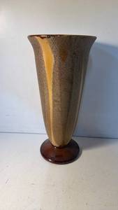 lot 62 image: Tall Flared Vase with Round Foot