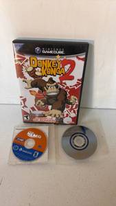 lot 124 image: Nintendo GameCube Donkey Konga 2 Game Compatible with DK Bongos