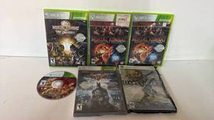 lot 131 image: Xbox 360 Game Lot of 6 Mortal Kombat Batman Arkham Asylum Darksiders