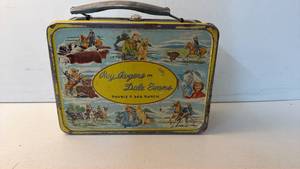 lot 151 image: American Thermos Lunch Box Roy Rogers Dale Evans Double R Bar Ranch