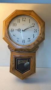 lot 153 image: Wilton Quartz Westminster Chime Regulator Wall Clock