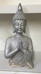 lot 155 image: praying Buddha bust statue