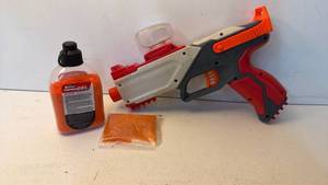 lot 179 image: Nerf Pro Gel Fire Blaster with X-Shot Hyper Gel Pellets
