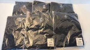 lot 203 image: Epic Sports Youth Black Long Sleeve Crew T-Shirt Lot Sizes M L e134648