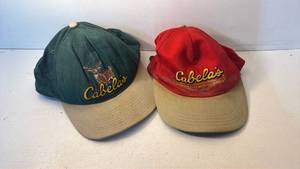lot 234 image: Cabelas Embroidered Caps Lot of 2