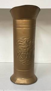 lot 238 image: Embossed Stag Design Pitcher with Handle and Spout