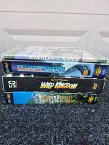 lot 128 image: DVD Lot Americas National Parks, Great American Scenic Railroads, Wild Kingdom
