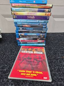 lot 132 image: DVD and Blu-ray Movie Lot 17 Titles Wall-E Tron Legacy Transformers Narnia