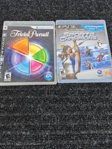 lot 138 image: PS3 Trivial Pursuit and Sports Champions Video Game Lot of 2
