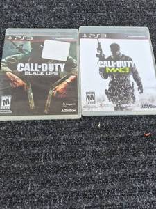 lot 139 image: Activision Call of Duty Black Ops and MW3 PS3 Video Games Lot of 2