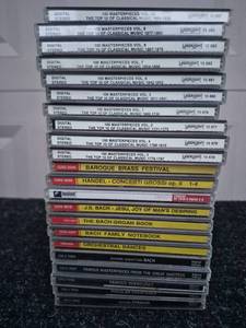 lot 179 image: Laserlight 100 Masterpieces Vols 1-10 Classical CD Lot of 22