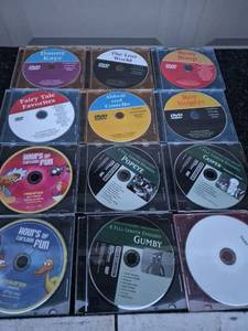 lot 180 image: PC Treasures DVD Lot of 12 Discs Popeye Gumby Casper Betty Boop