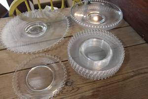 lot 5518 image: Vtg. Imperial Glass Serving Dishes & More