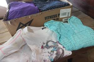 lot 5542 image: Box of 1X-4X Womens Shirts