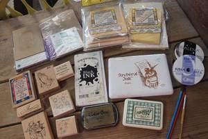 lot 5557 image: Card Making Supplies and More
