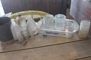 lot 5561 image: Vintage Glass Bottles and More