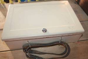 lot 5584 image: Fire Proof Box with Key
